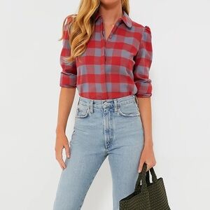 Tuckernuck Red Plaid Saranac Shirt NWOT